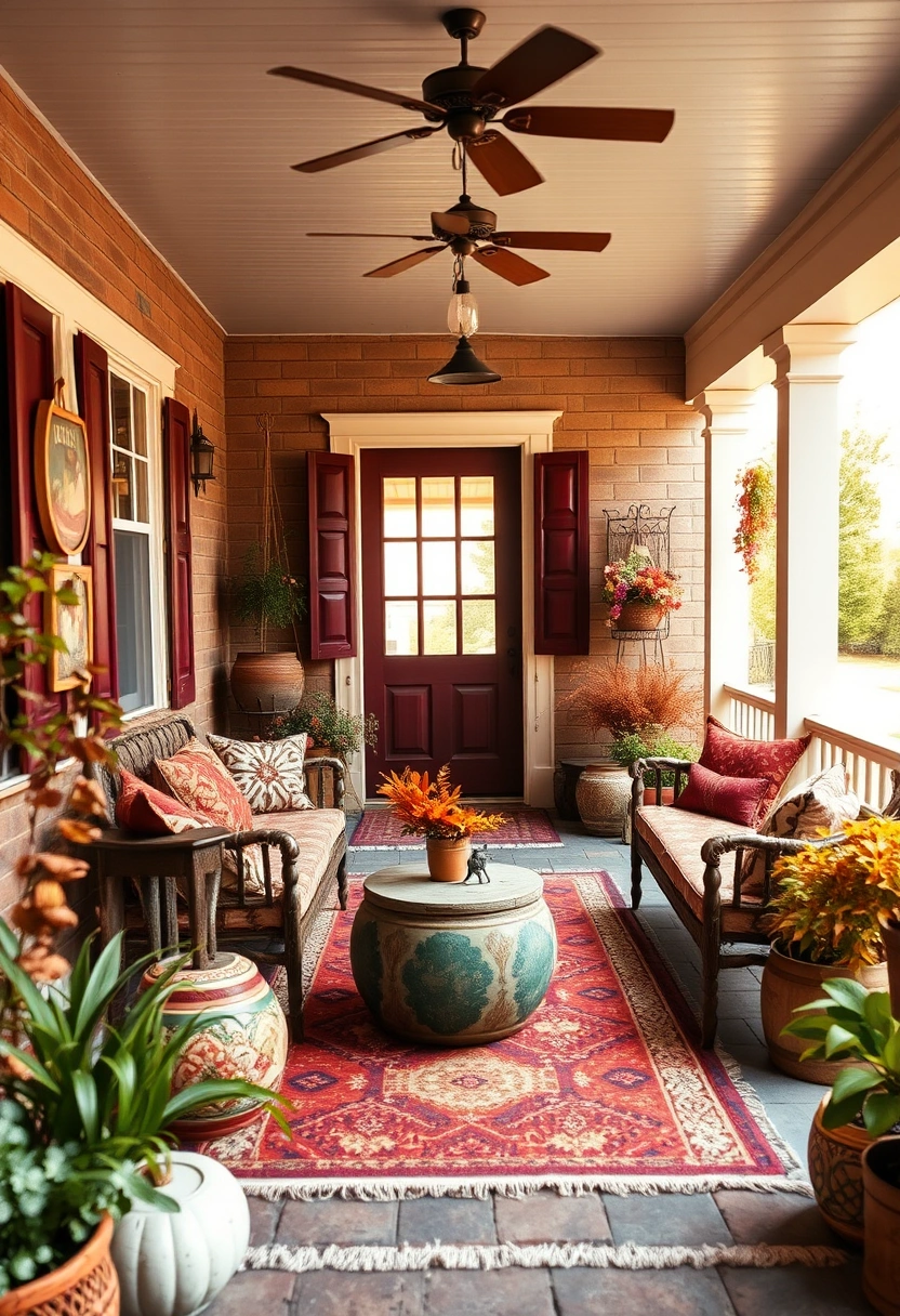 Fall front porch decor ideas 15