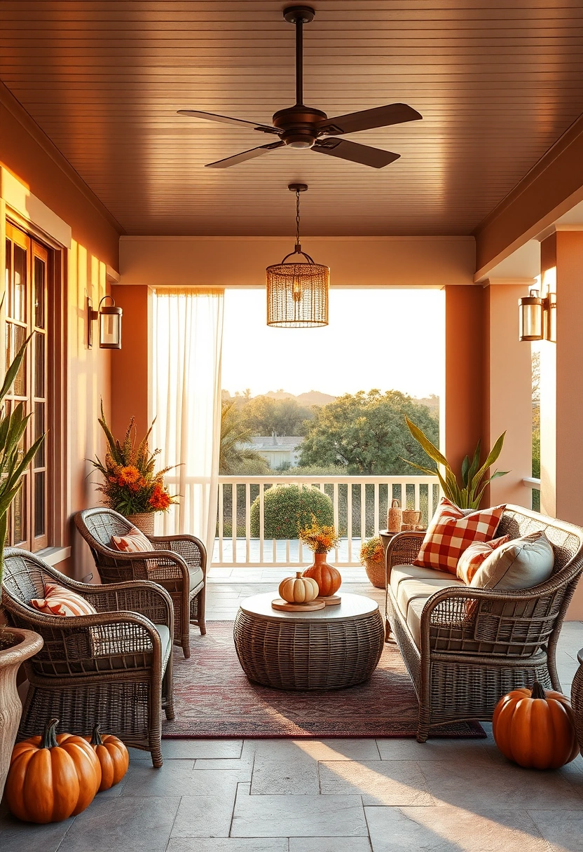 Fall front porch decor ideas 2