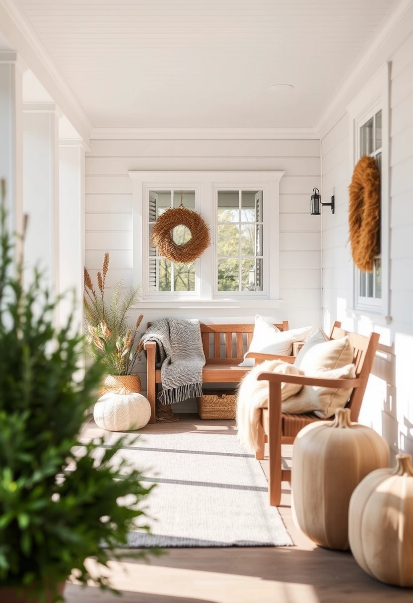 Fall front porch decor ideas 6