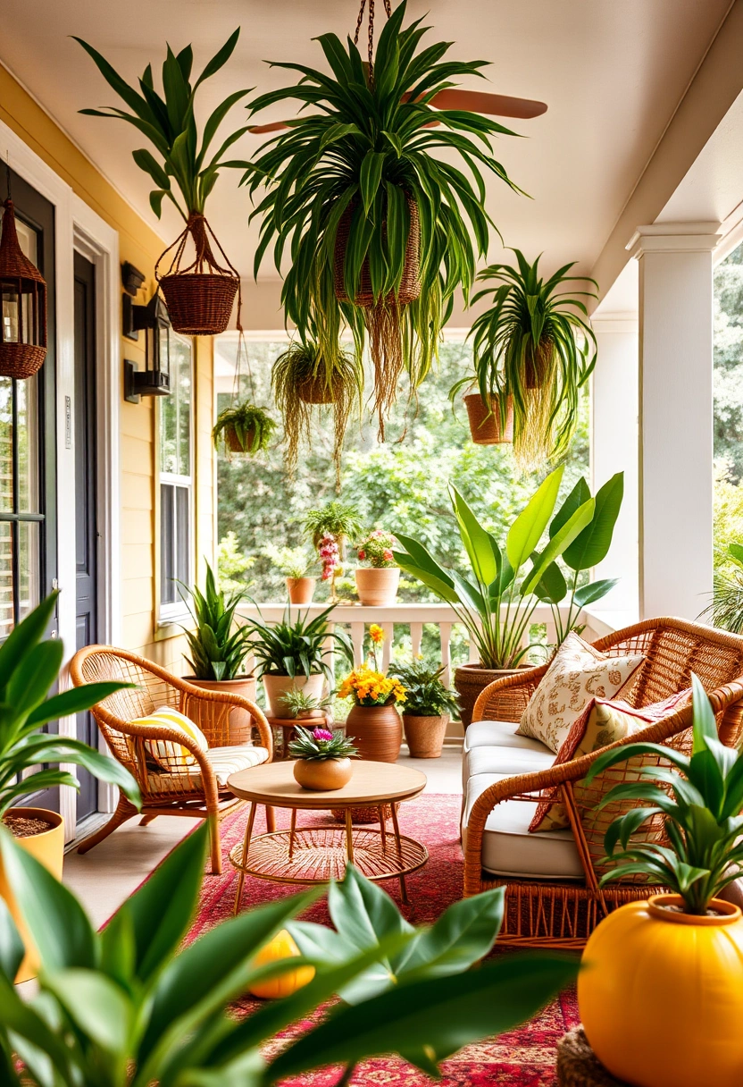 Fall front porch decor ideas 9