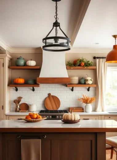 Fall kitchen decor ideas 1
