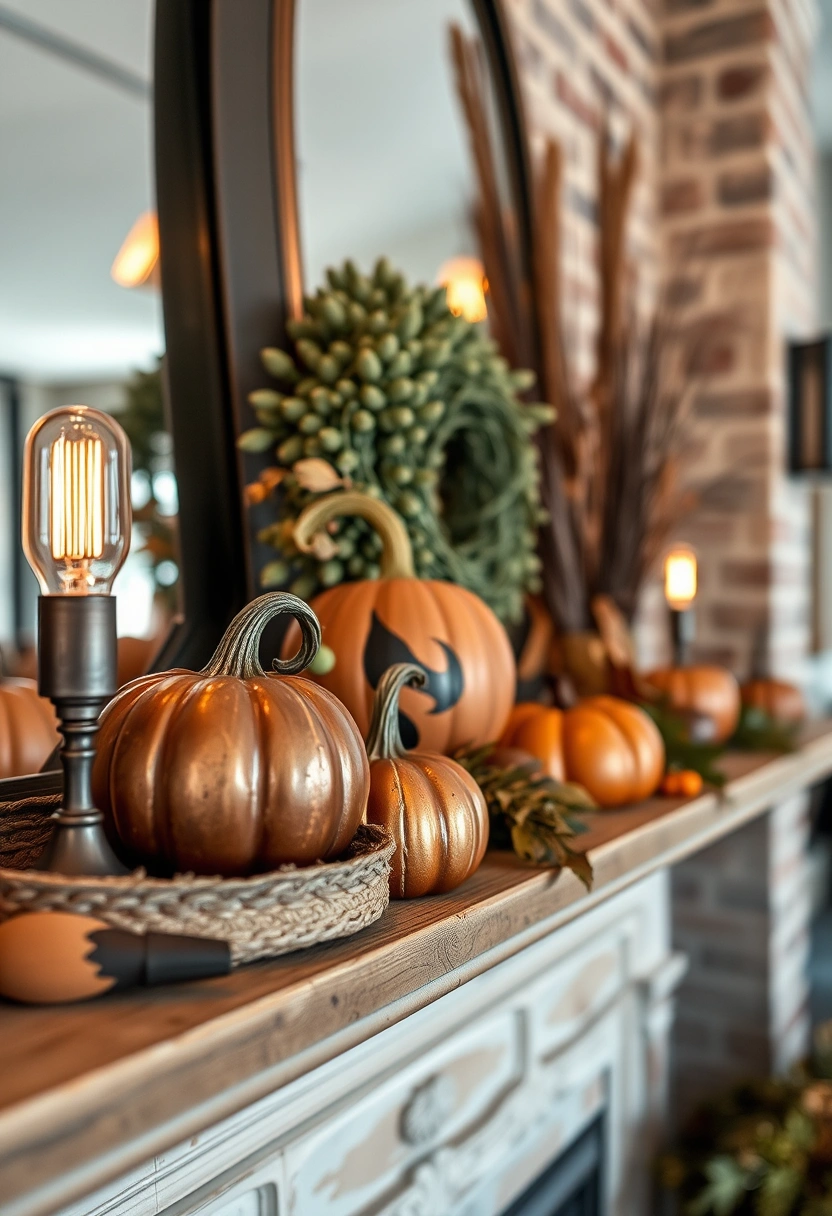 Fall mantle decor ideas 14