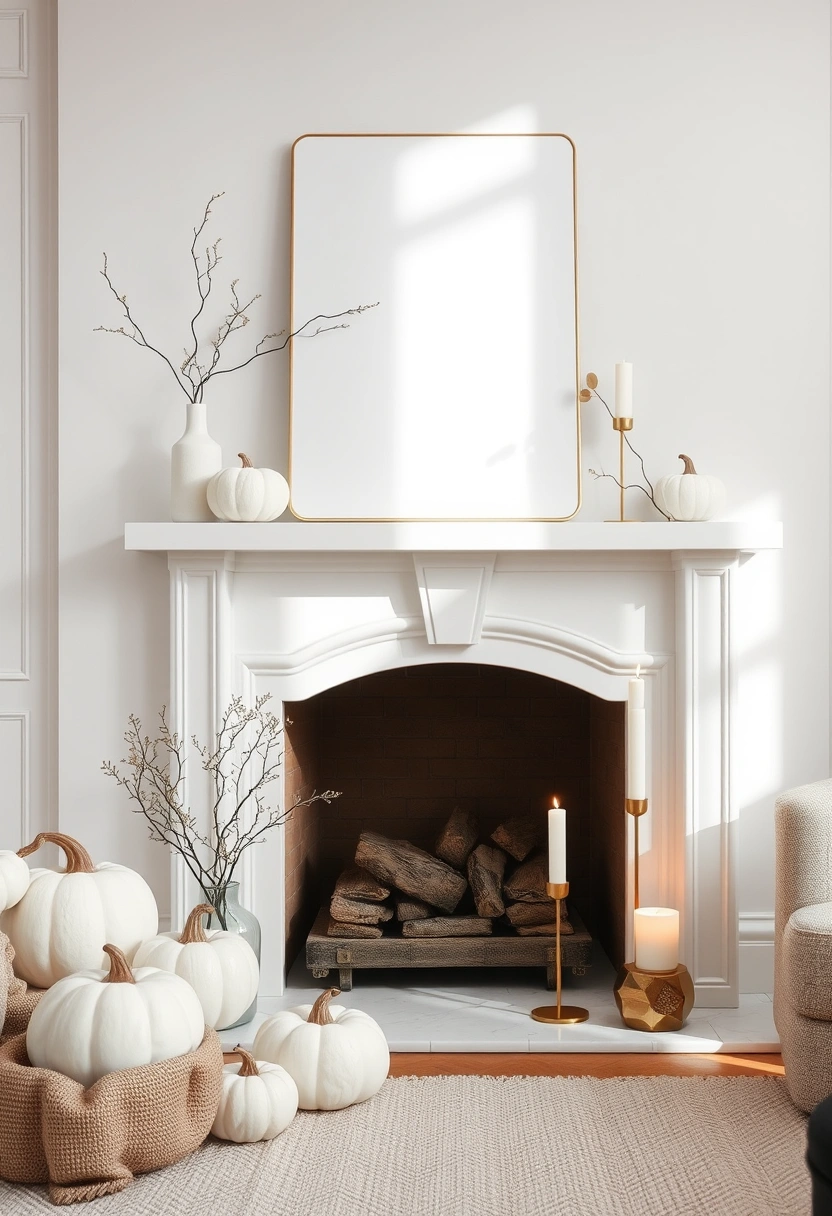 Fall mantle decor ideas 15