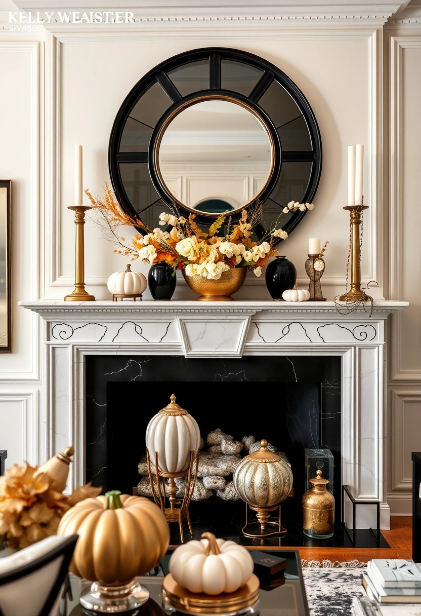 Fall mantle decor ideas 18