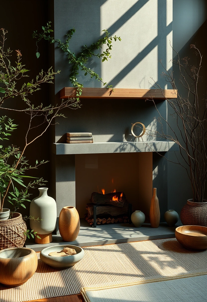 Fall mantle decor ideas 19
