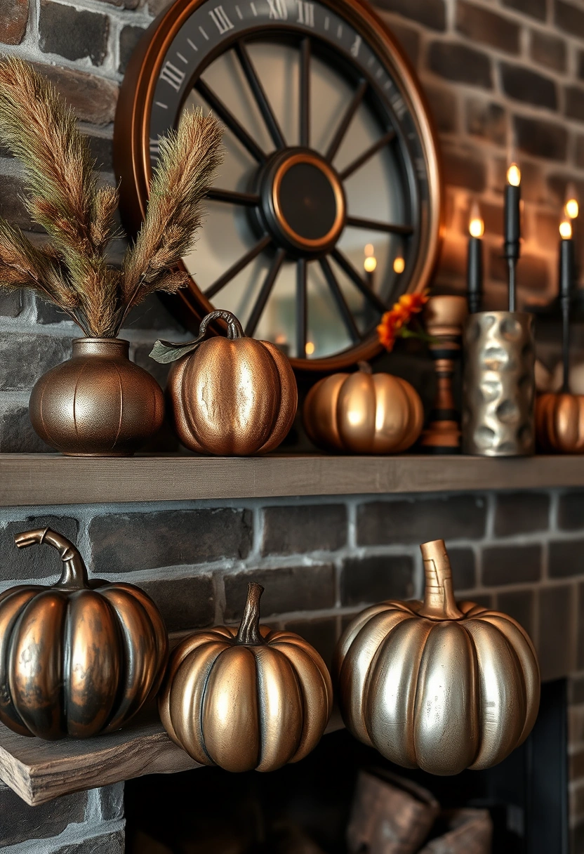 Fall mantle decor ideas 6