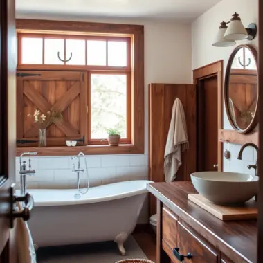 Farmhouse bathroom ideas 1
