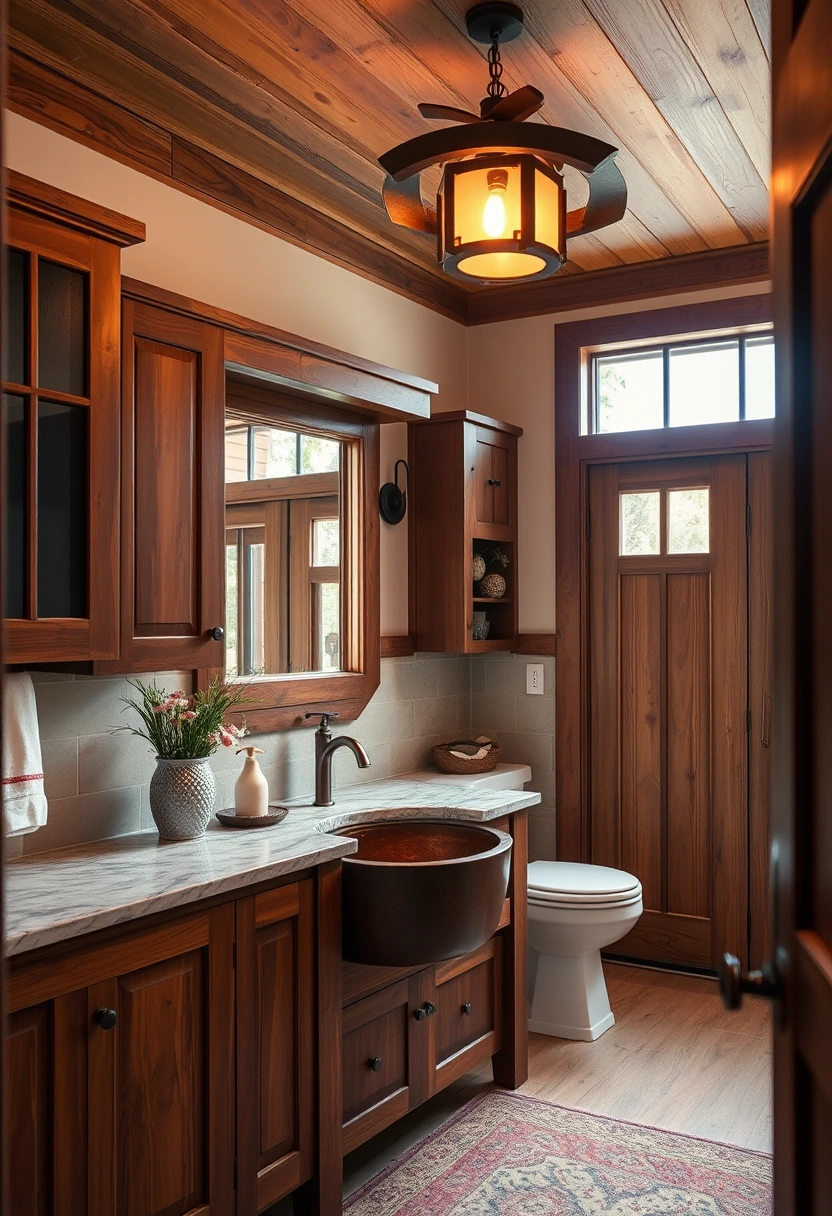 Farmhouse bathroom ideas 19