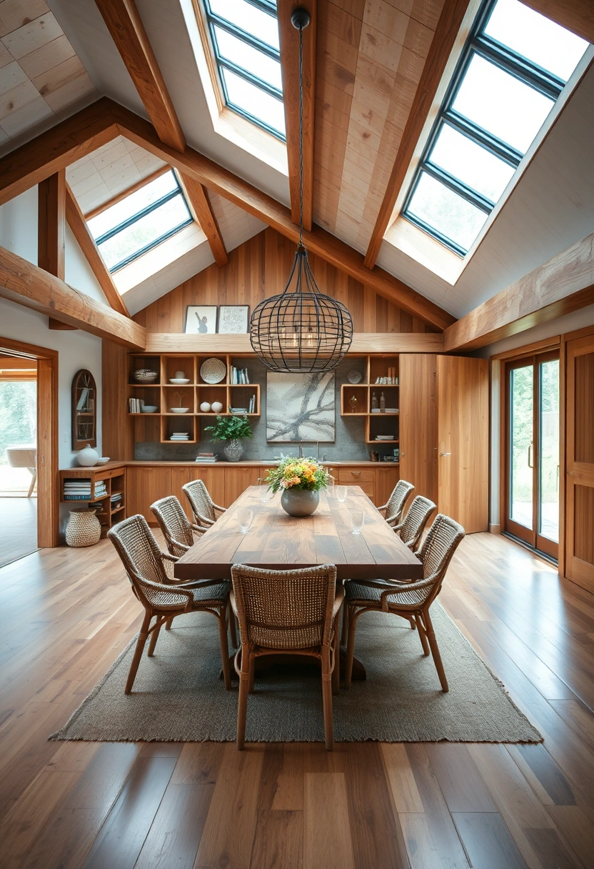 Farmhouse dining room ideas 17