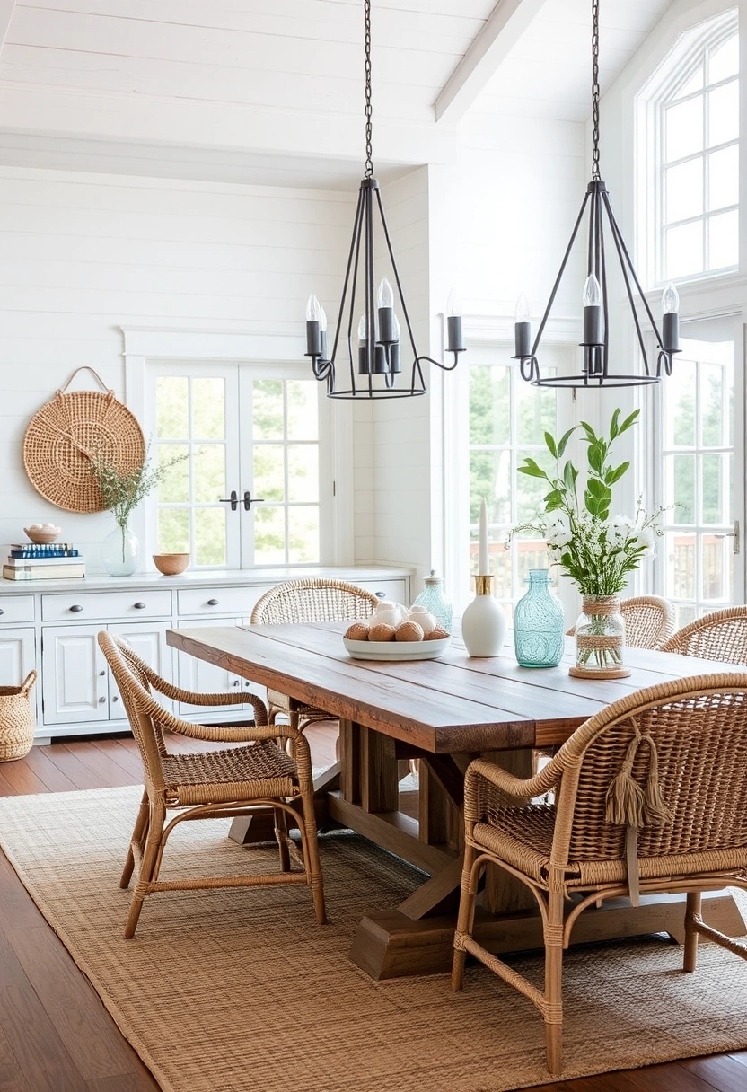 Farmhouse dining room ideas 19