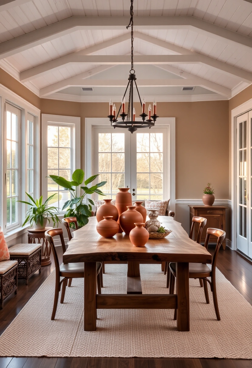 Farmhouse table decor ideas 6