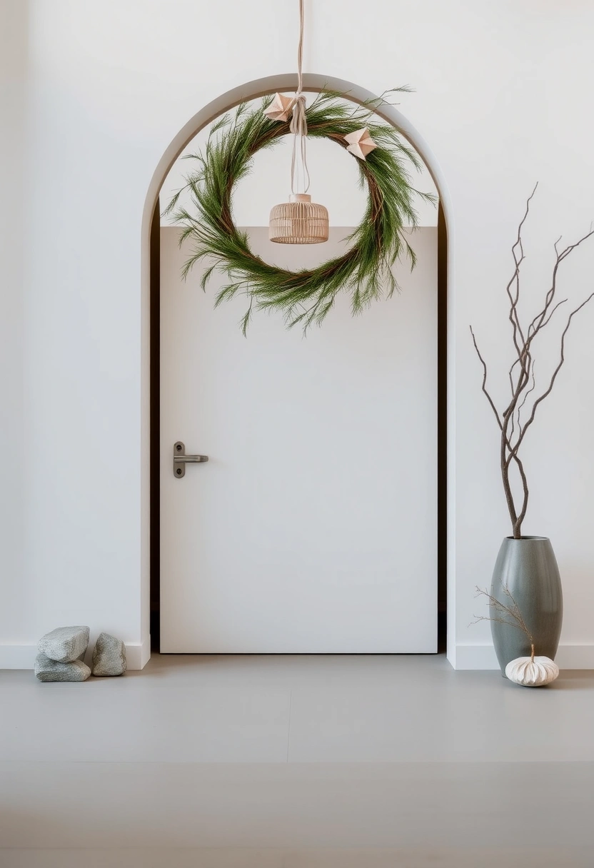 Front door Christmas decor ideas 7