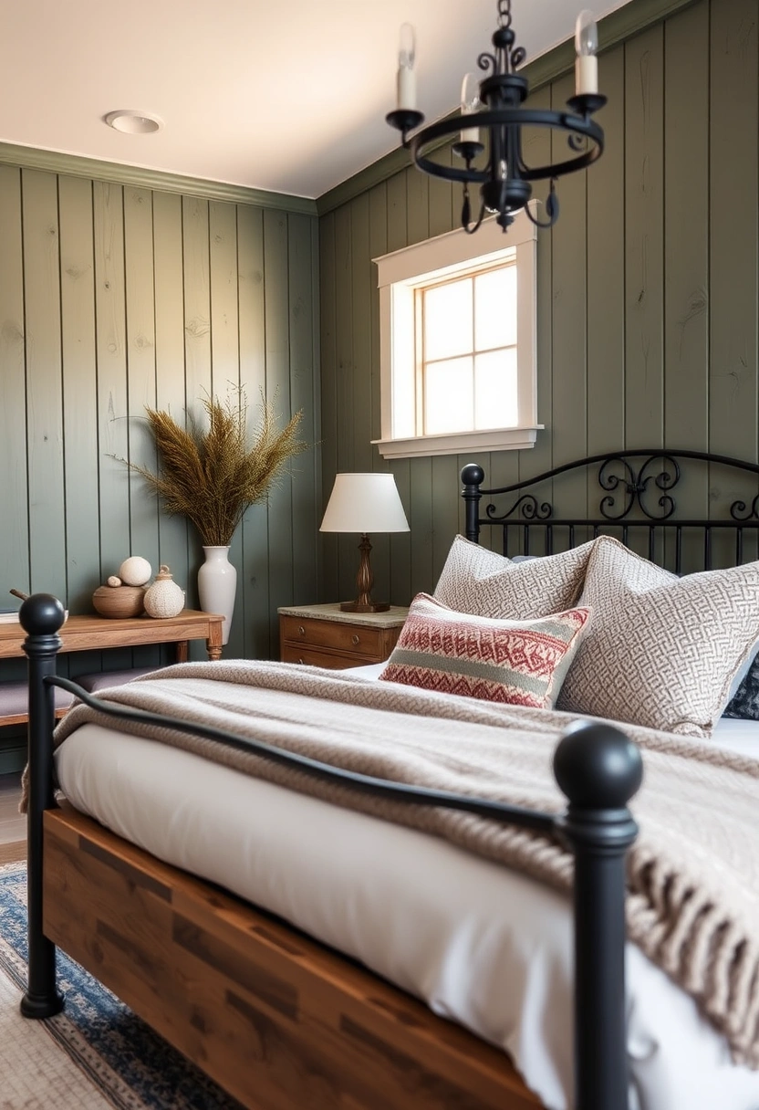 Green and black bedroom ideas 13