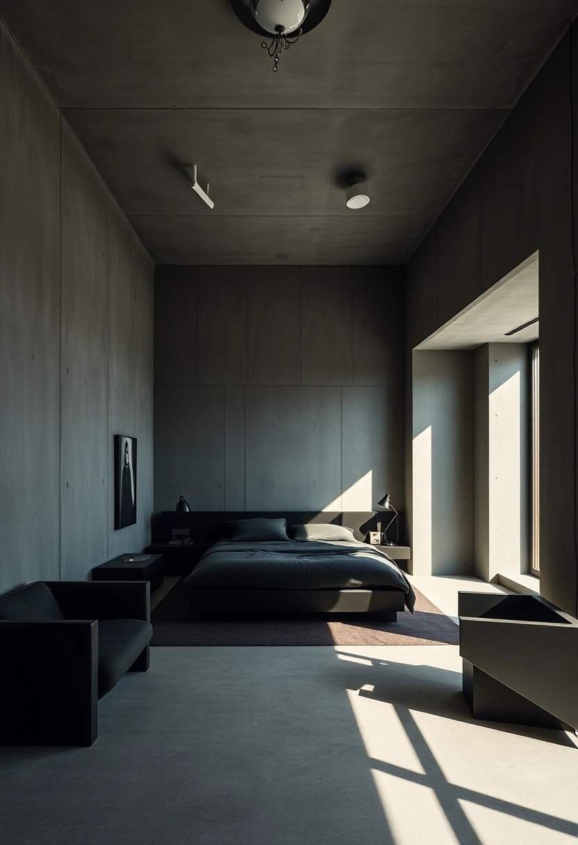 Green and black bedroom ideas 15