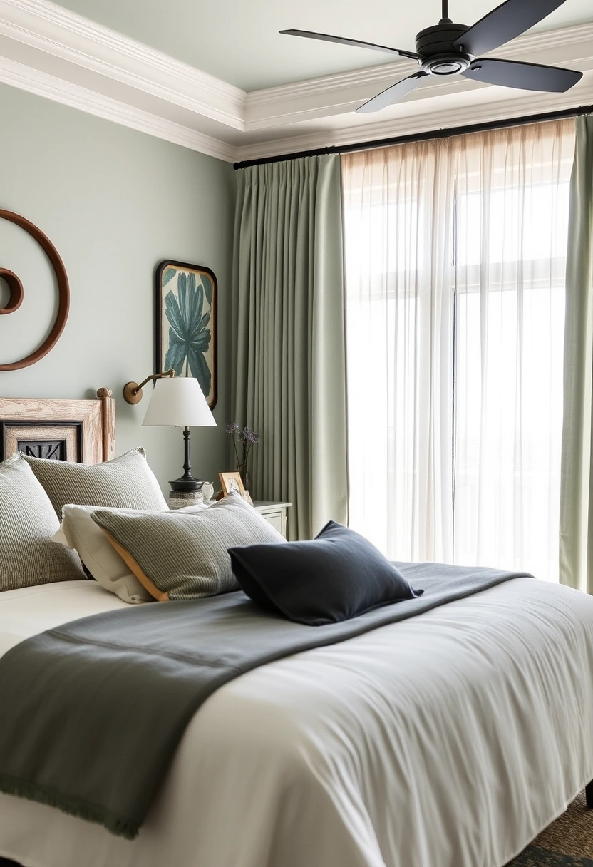 Green and black bedroom ideas 20