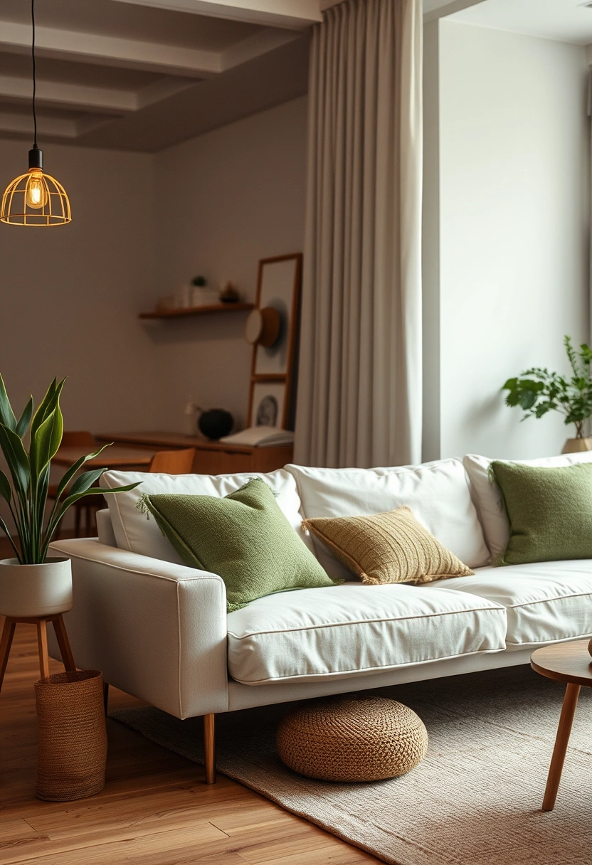 Green and white winter home decor ideas 17