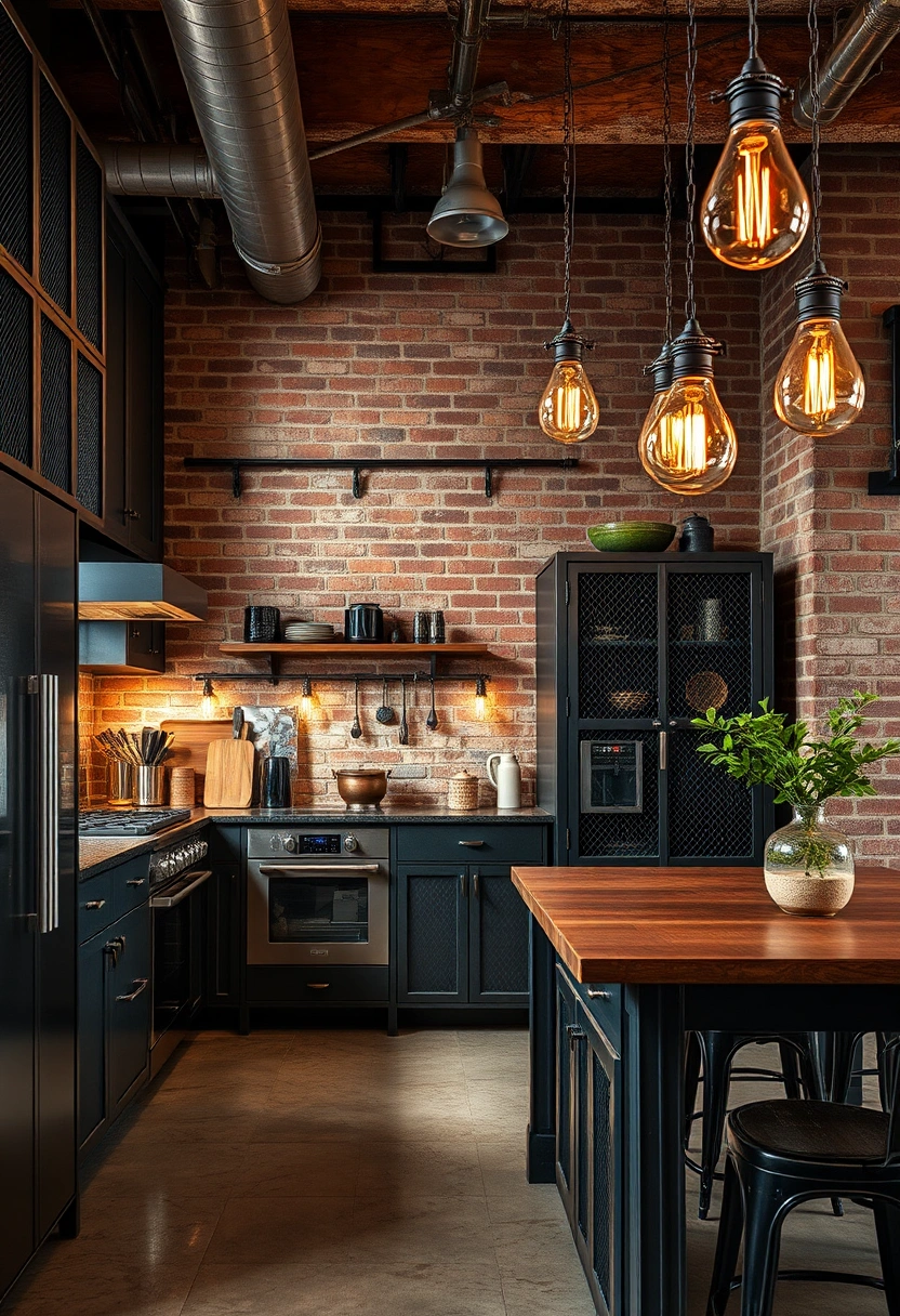 Iron ore kitchen cabinets ideas 11