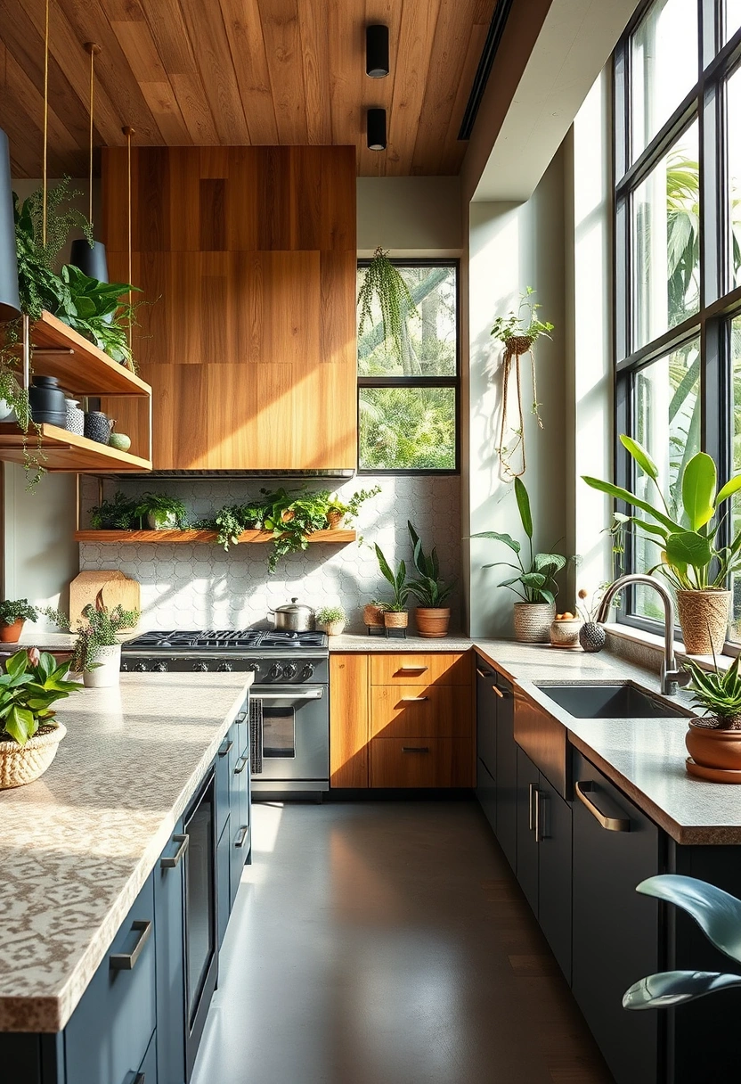 Iron ore kitchen cabinets ideas 14