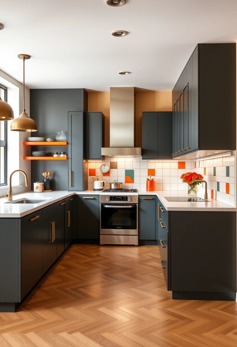Iron ore kitchen cabinets ideas 18
