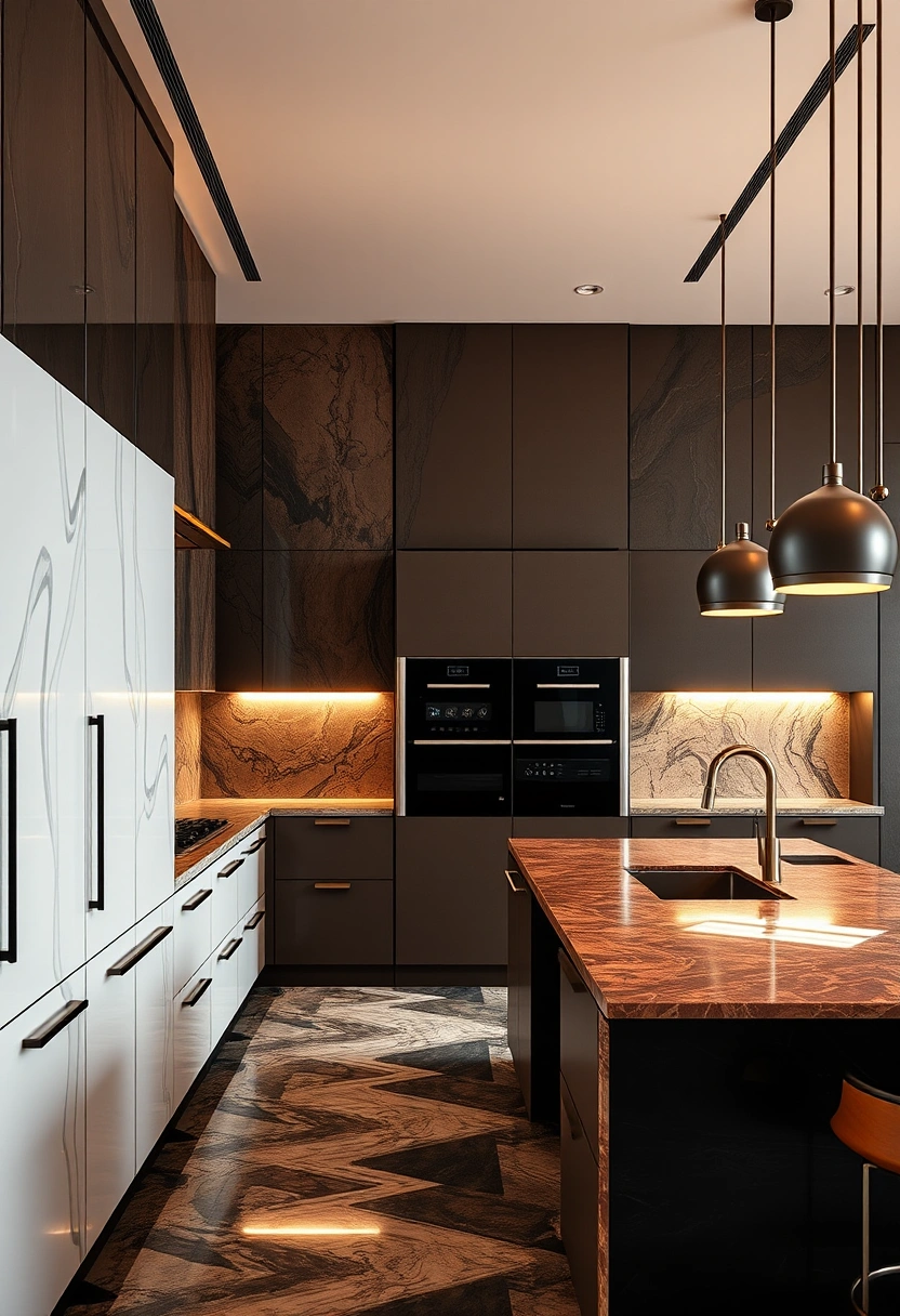 Iron ore kitchen cabinets ideas 20