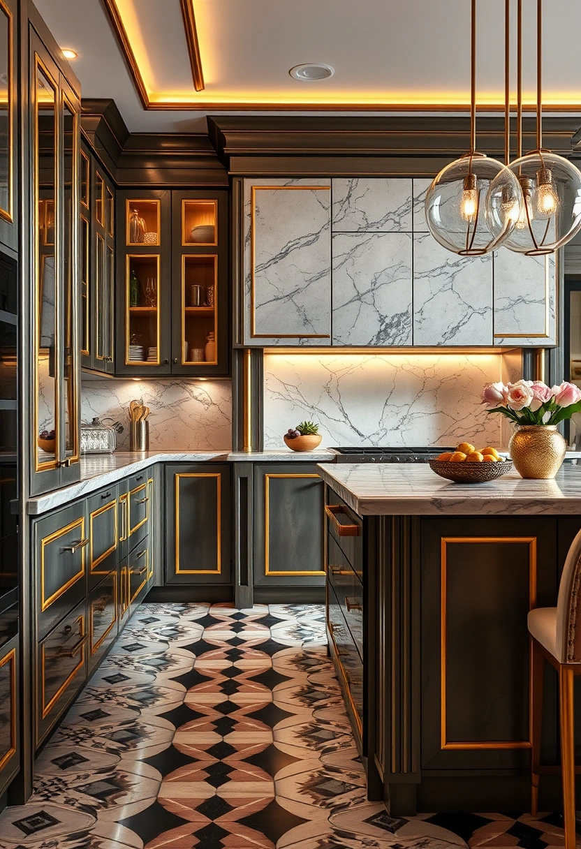 Iron ore kitchen cabinets ideas 9