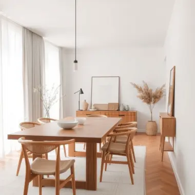 Japandi dining room ideas 1