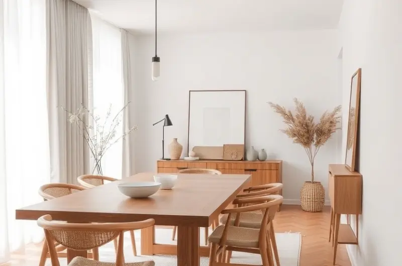 Japandi dining room ideas 1