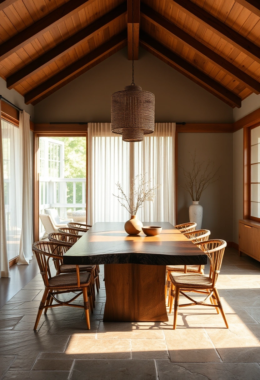 Japandi dining room ideas 10
