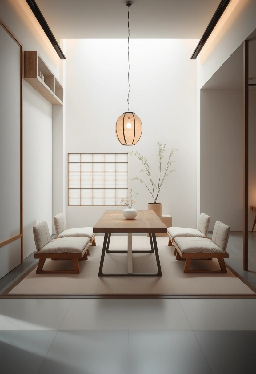 Japandi dining room ideas 13