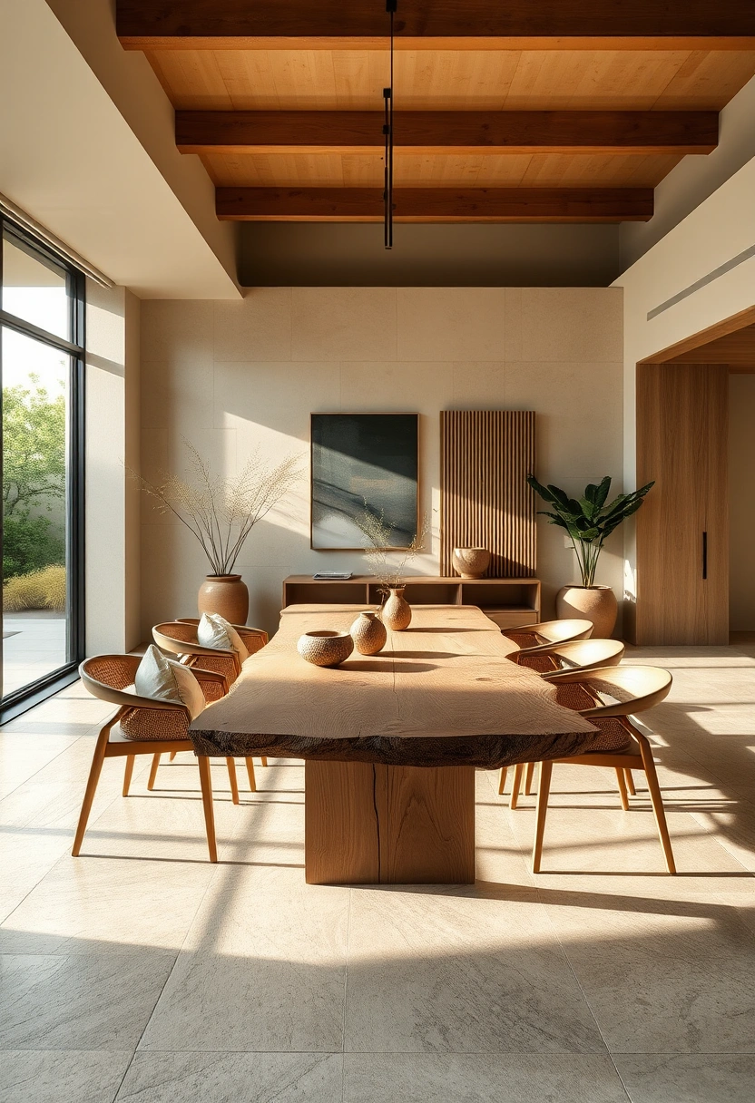 Japandi dining room ideas 16