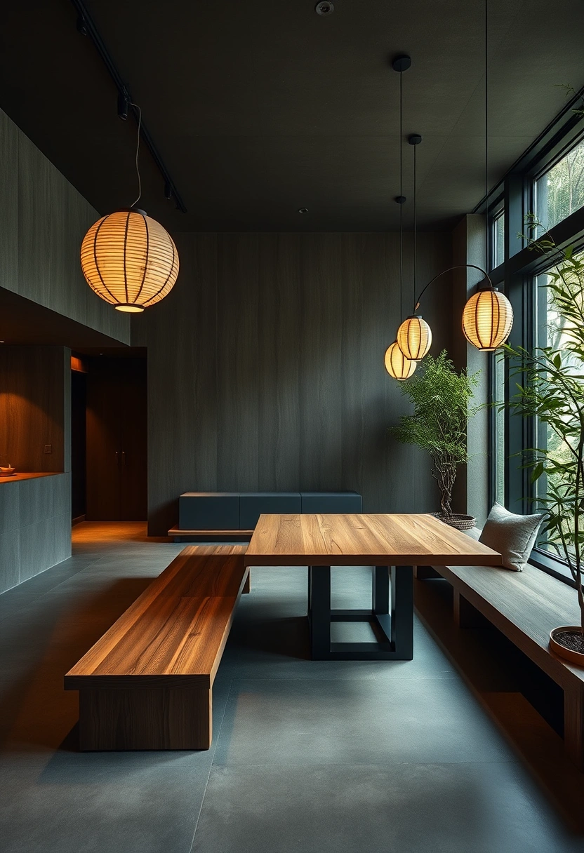 Japandi dining room ideas 2