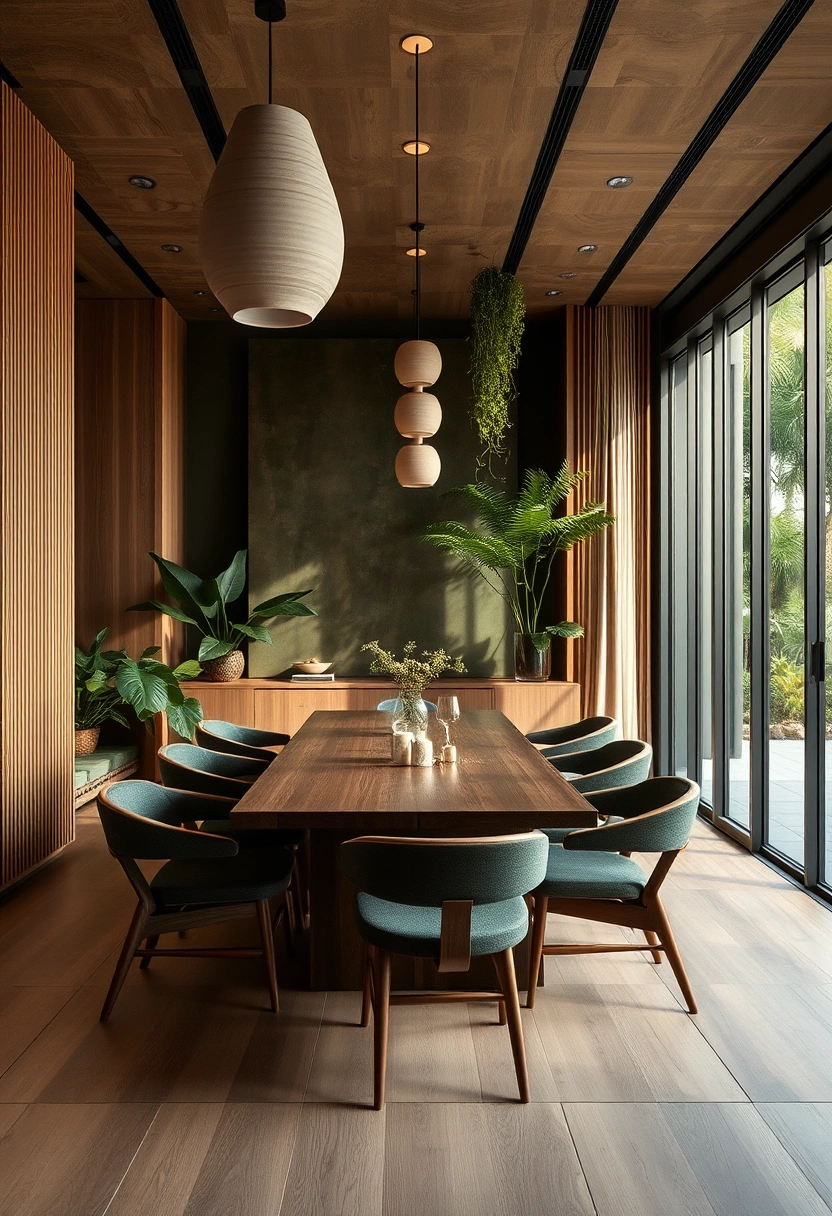 Japandi dining room ideas 20