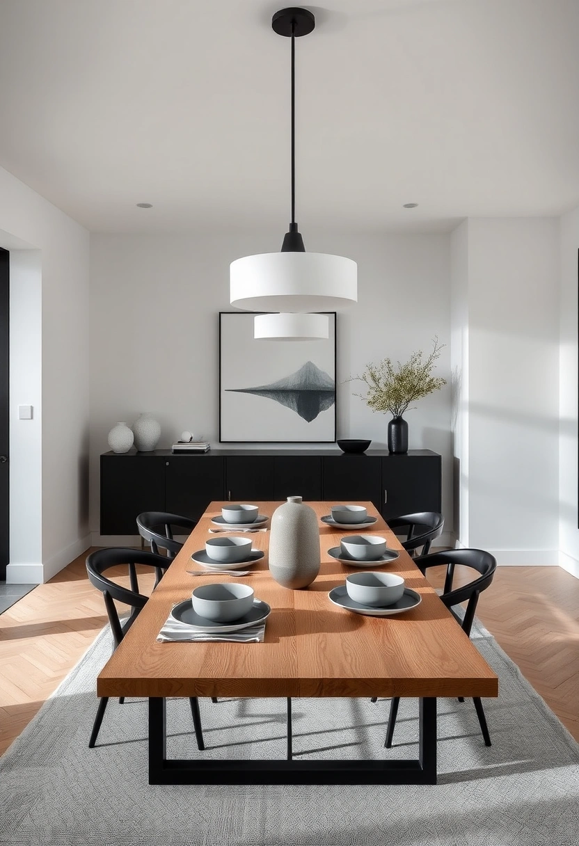 Japandi dining room ideas 4