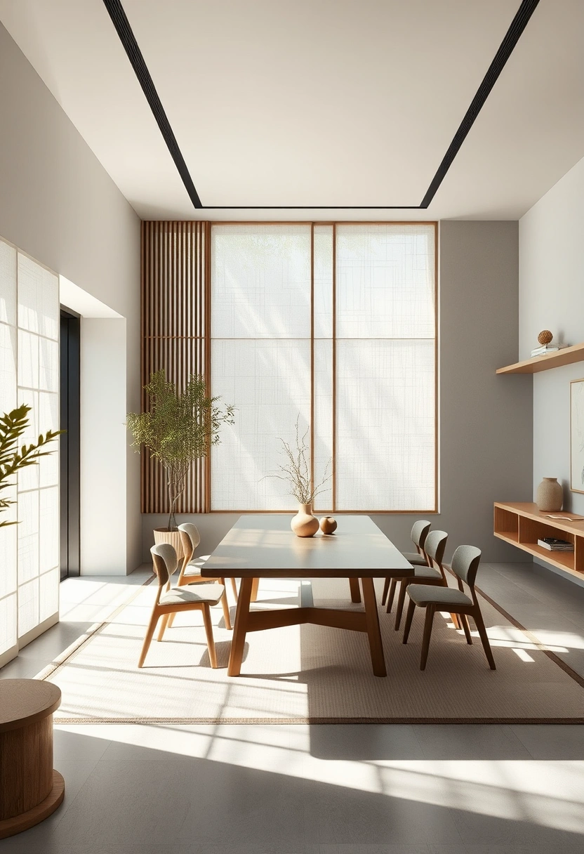 Japandi dining room ideas 5