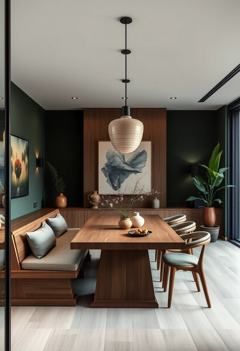 Japandi dining room ideas 8