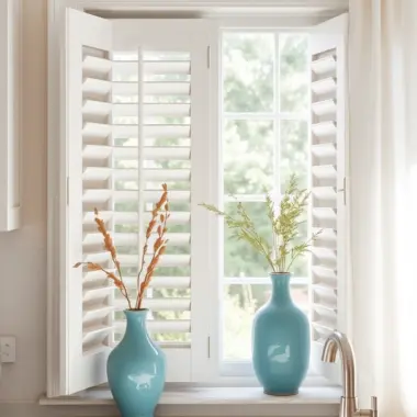Kitchen window decor ideas 1