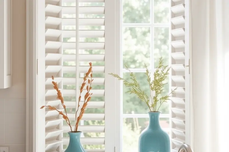 Kitchen window decor ideas 1