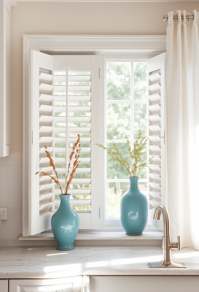 Kitchen window decor ideas 1