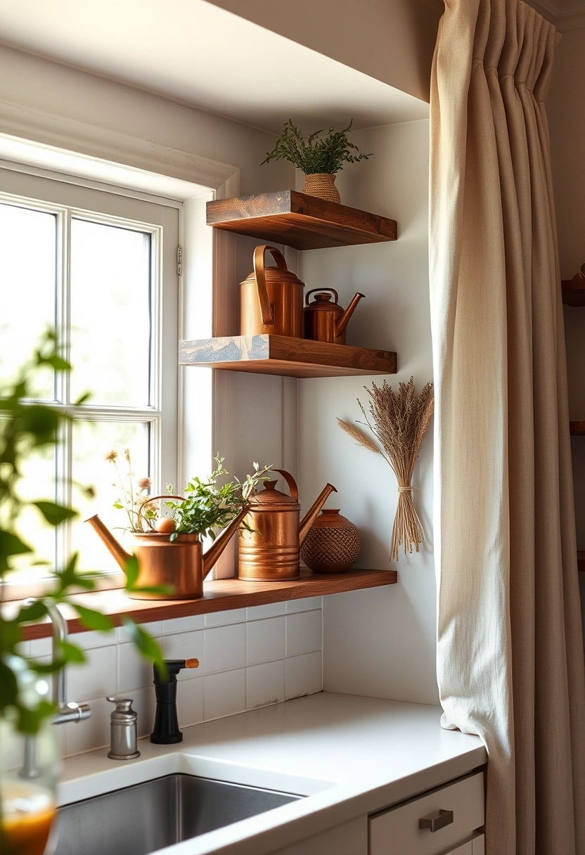 Kitchen window decor ideas 12