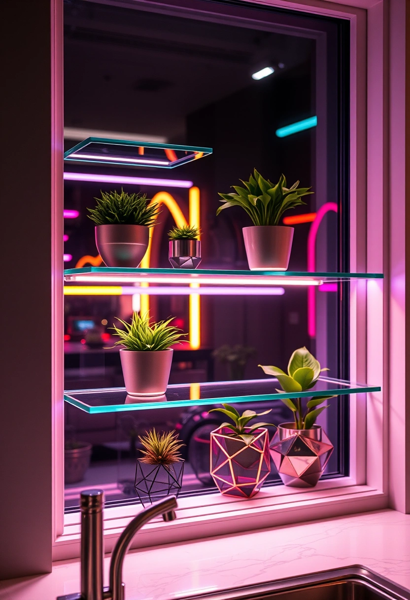 Kitchen window decor ideas 18