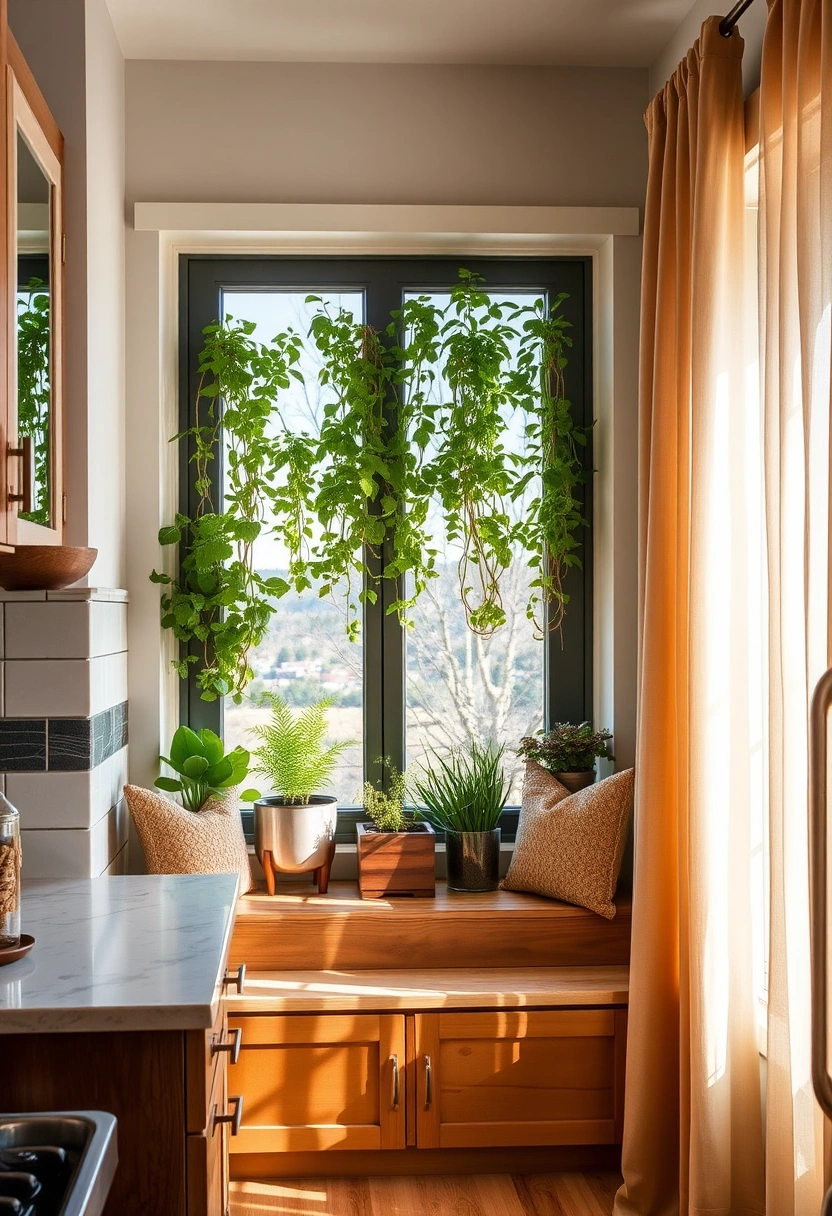 Kitchen window decor ideas 20
