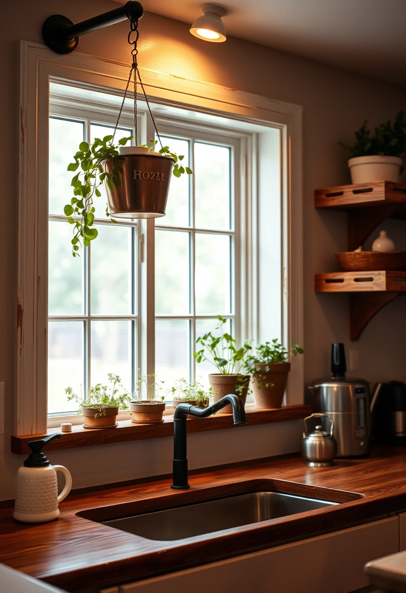 Kitchen window decor ideas 3