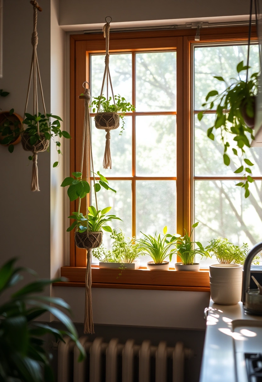 Kitchen window decor ideas 6