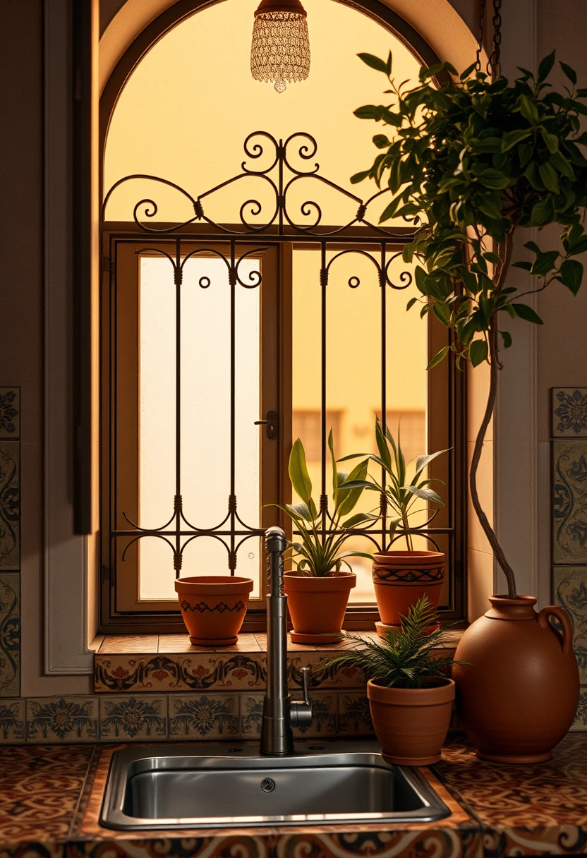 Kitchen window decor ideas 8