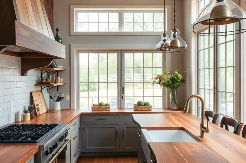 Kitchen wooden countertops ideas 1