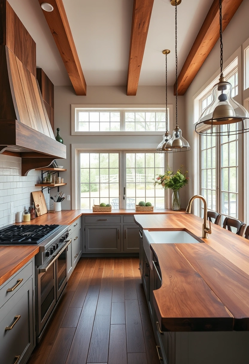 Kitchen wooden countertops ideas 1