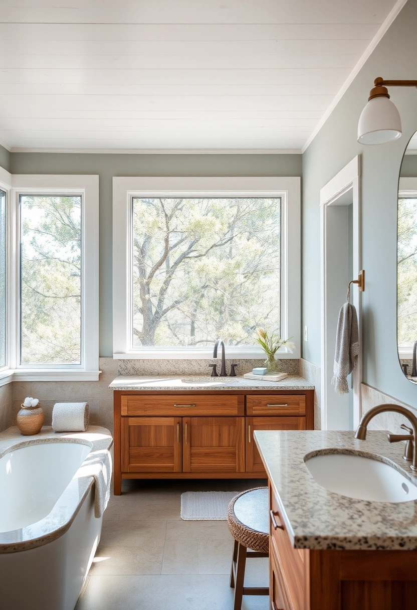 Lake house bathroom decor ideas 1
