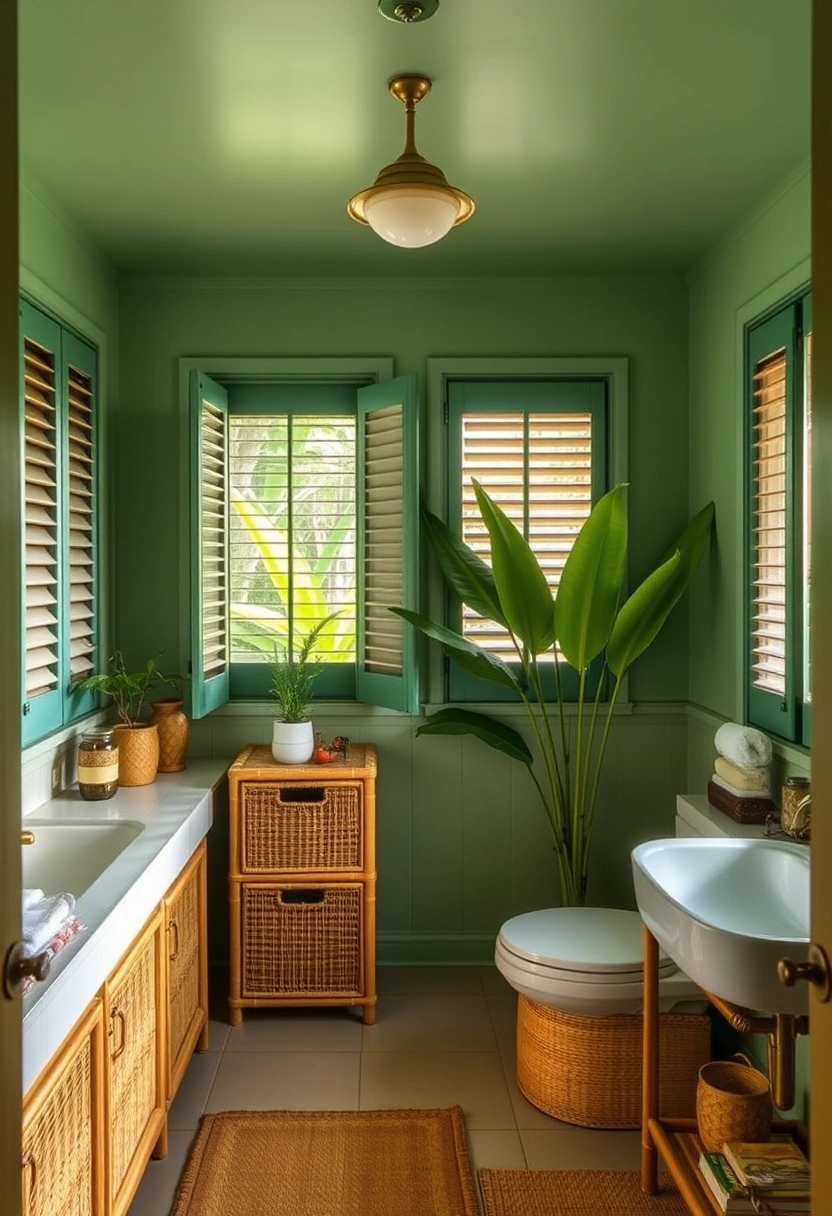 Lake house bathroom decor ideas 11