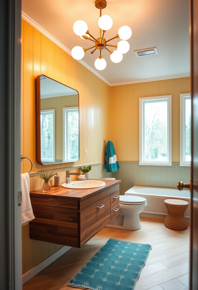 Lake house bathroom decor ideas 12