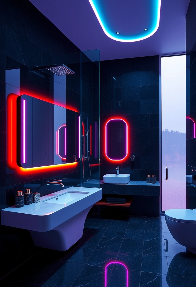 Lake house bathroom decor ideas 14